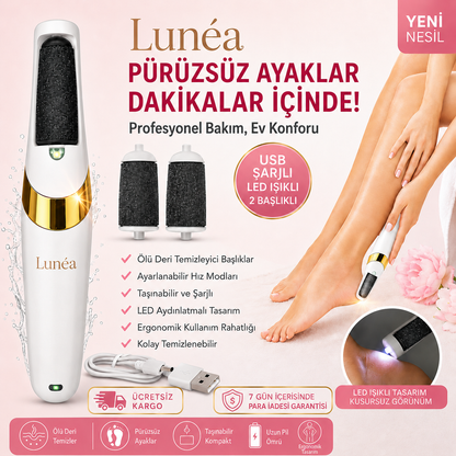 Lunea Pürüzsüzleştirici ve Nasır Temizleyici Ayak Bakım Aleti